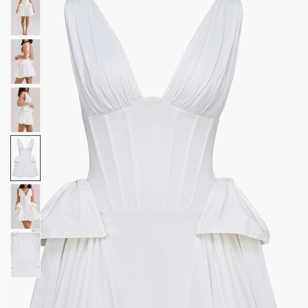 Amalia Twin Bow Stretch Cotton Cocktail Minidress
HOUSE OF CB - Picture 2 of 5